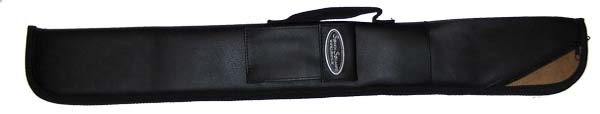 Cue case, leather-look with strap