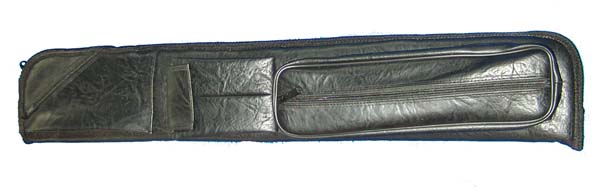 Cue case leather-look with strap