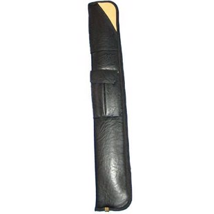 Cue case, leather-look with strap