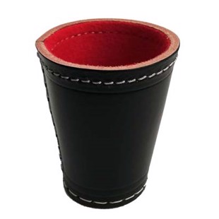 Dice cup in leather