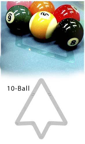 Lepeuxi 6pcs 1pcs Magic Ball Rack Billard Rack Sheet Cue Ball Rack Triangle Cue Ball Accessoire 8/9/10 Ball Combo Pack 