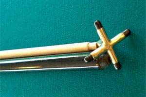 Bridgecue with brass X