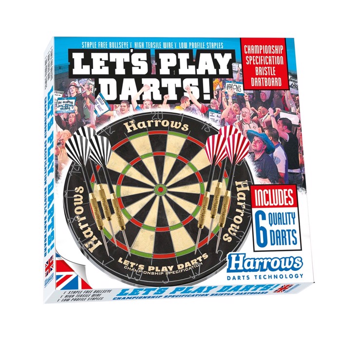 Dart set - Let´s play darts Harrows - board and darts