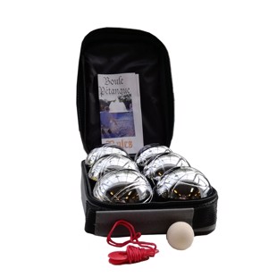 Leisure petanque balls, 6 pcs. in nylon bag