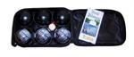 Leisure petanque balls, 6 pcs. in nylon bag