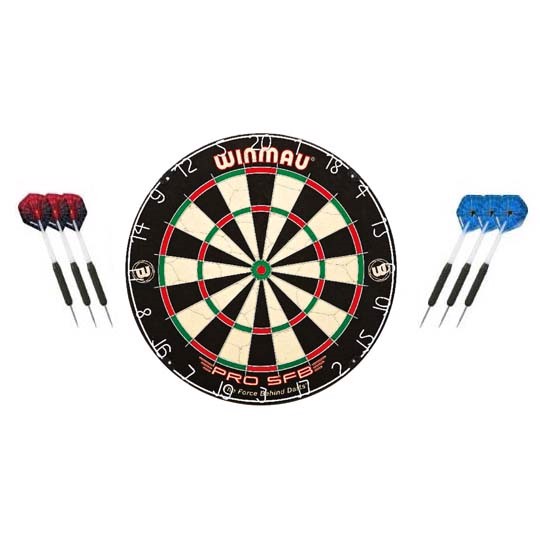 Winmau starter set Pro SFB dartboard incl. 2 set darts