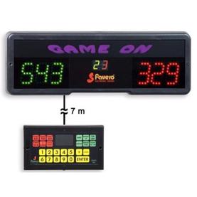 Electronic scoreboard, Game on Favero 