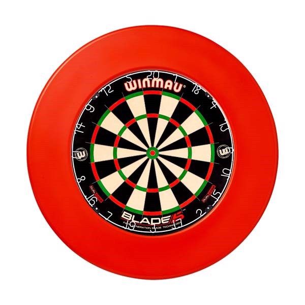 Deluxe dartboard surround - red