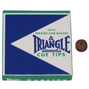 Cue tip leather, Triangle 11,5mm