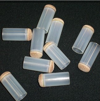 Cue Tip Leather, Screw, 12,0 mm plastic