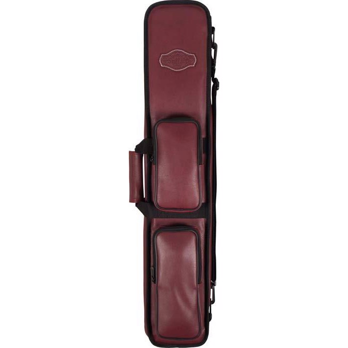 Cue case, Buffalo Deluxe 4 + 8, Red
