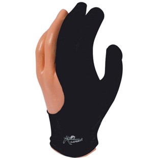 Caudron 3-finger billiard glove in black