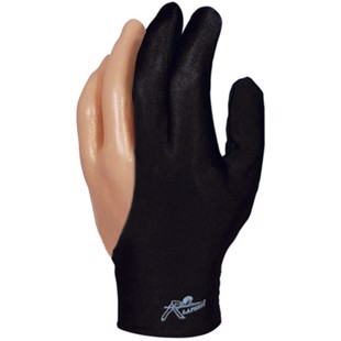 Caudron 3-finger billiard glove in black