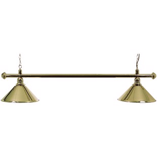 Lamp, Brass  2 shades