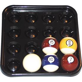 Tray for 16 poolballs