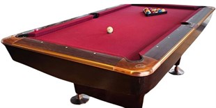 8 FT. Sam pooltable with coinmech - Used / renovated