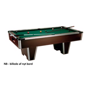 8 FT. Sam pooltable with coinmech - Used / renovated
