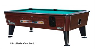 8 FT. Sam pooltable with coinmech - Used / renovated