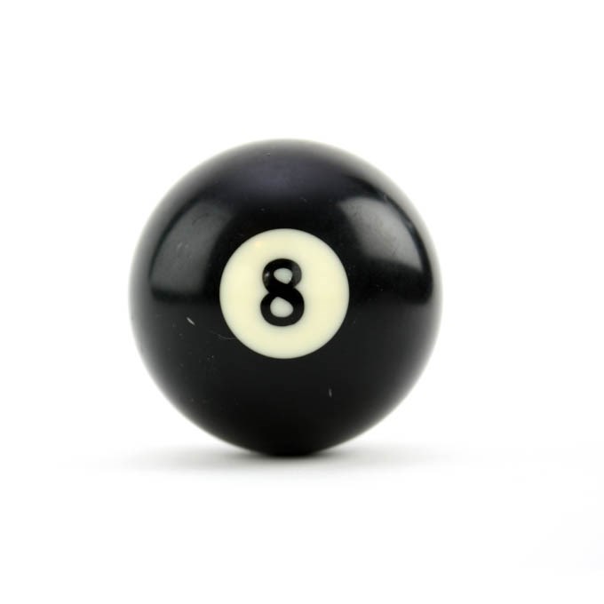 Classic Ball No 8, black, 57,2 mm