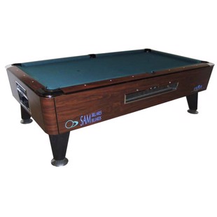 8 FT. Sam pooltable with coinmech - Used / renovated